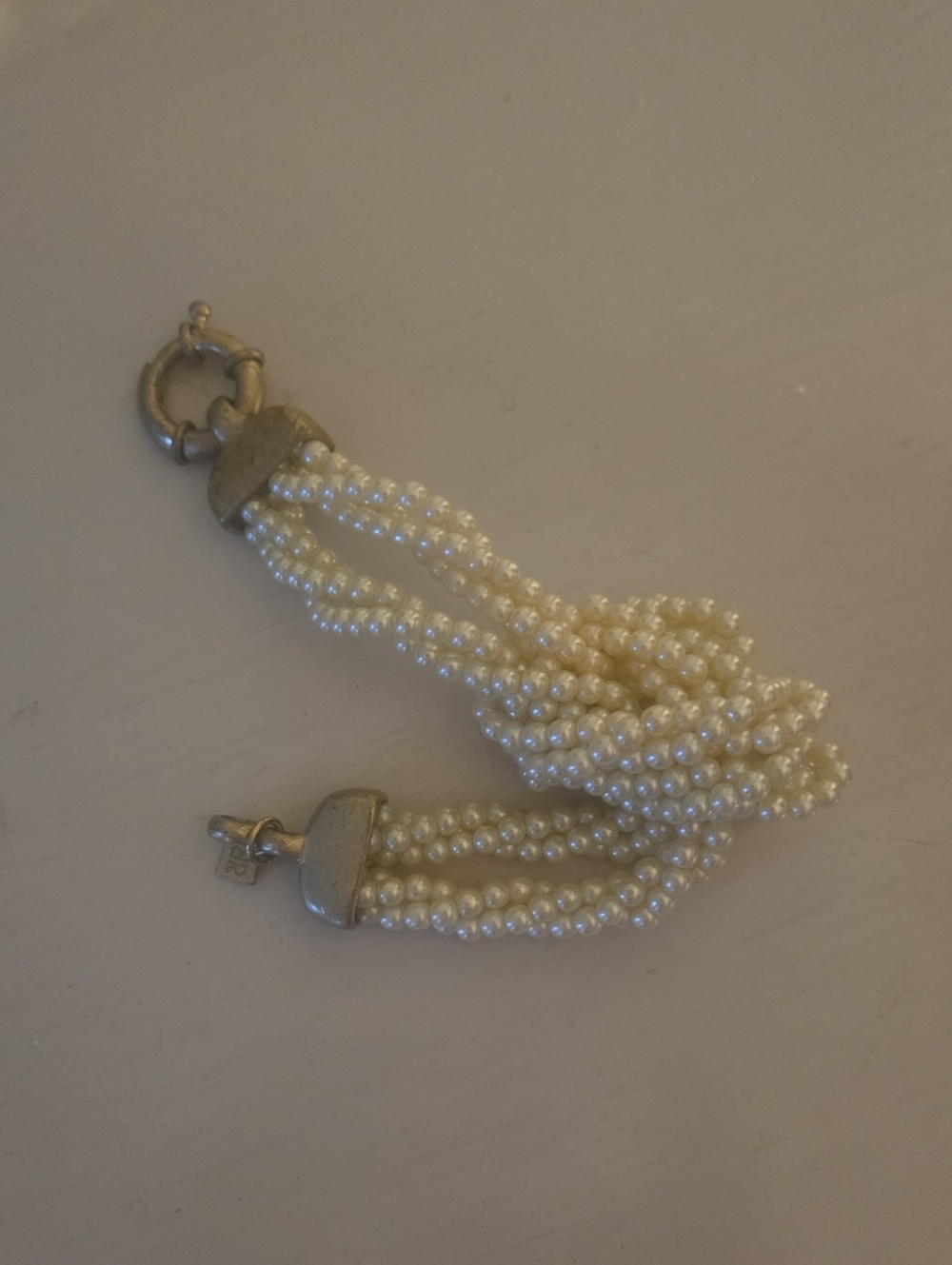 Vintage Cream Multi-Strand Pearl Bracelet - Vintage